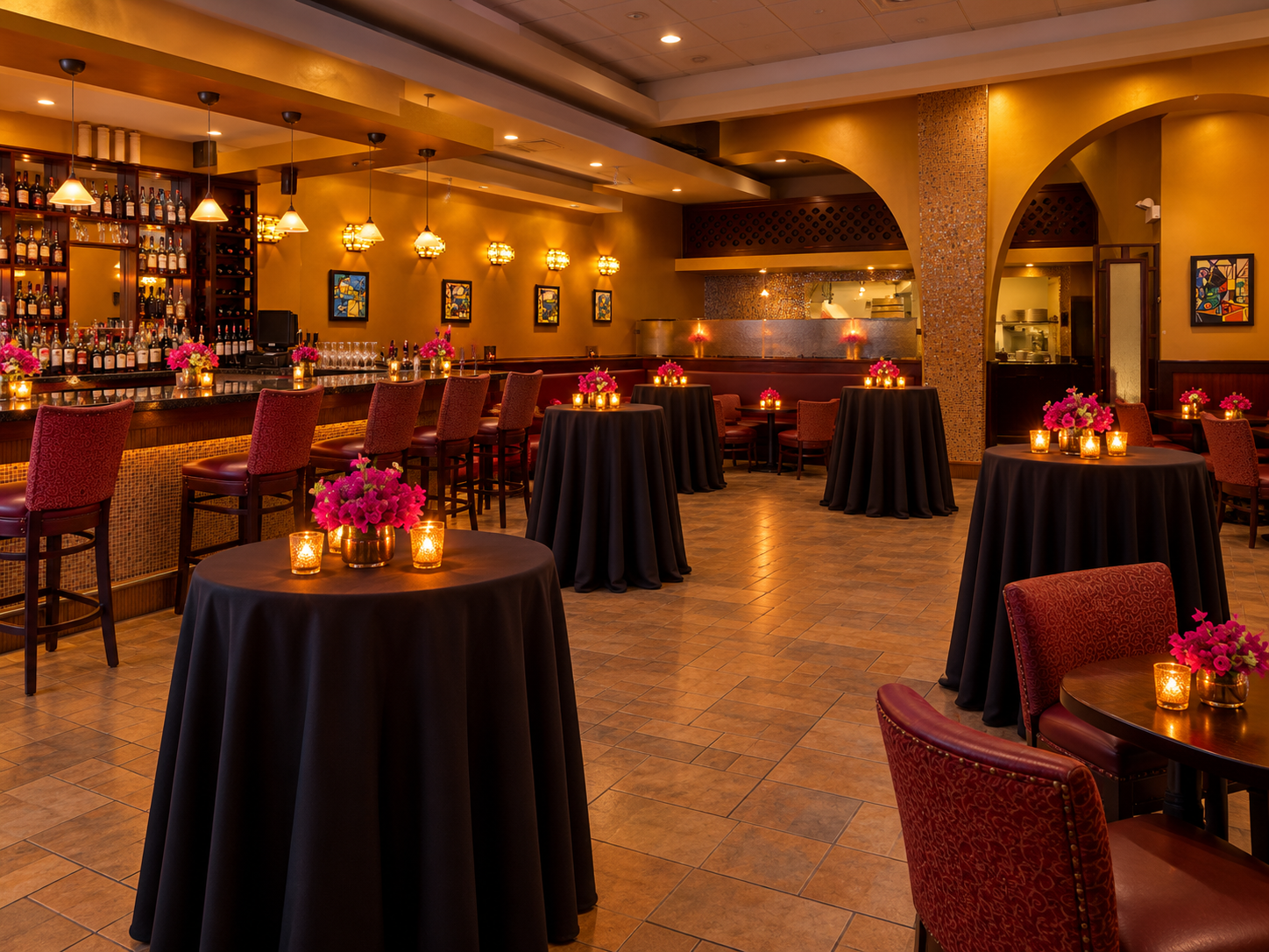 Wine cellar private dining space at Nia Restaurant Chicago